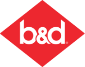 B&D Garage Doors Logo